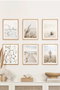 Wallity Artavessastko15 Set de 6 Pinturas Decorativas enmarcadas